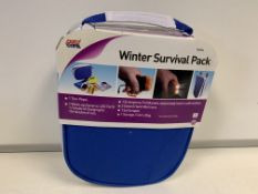 24 X BRAND NEW BOXED AUTOCARE WINTER SURVIVAL PACKS IN 3 BOXES