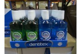 160 X BRAND NEW DENITEX COOL BLAST MOUTH WASH 500ML IN 10 BOXES