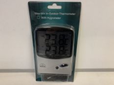 20 X BRAND NEW BOXED ATP MAX-MIN IN AND OUTDOOR TERMOMETERS