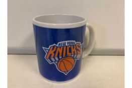 36 X BRAND NEW BOXED OFFICIAL NEW YORK KNICKS 110Z TEAM LOGO MUGS