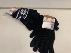 48 x NEW PAIRS OF POWERFUL THERMAL TOUCH SCREEN GLOVES - ONE SIZE FITS ALL