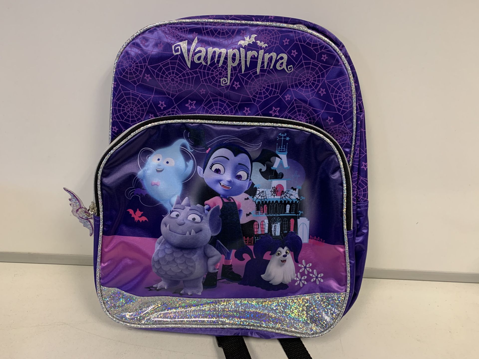 12 X BRAND NEW VAMPIRINA BACKPACK WITH FRONT POCKETS