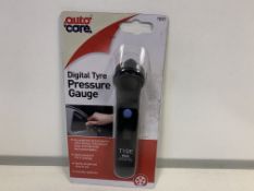 72 x NEW AUTOCARE DIGITAL TYRE PRESSURE GAUGE