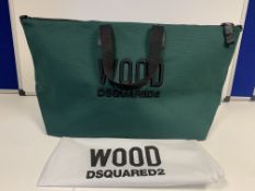 3 X BRAND NEW DSQUARED2 WOOD WEEKEND BAGS