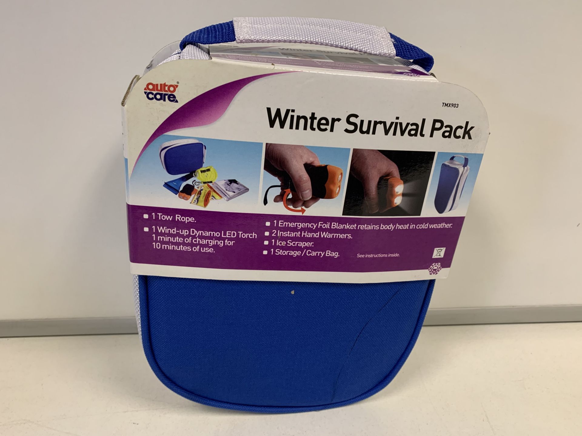 24 X BRAND NEW BOXED AUTOCARE WINTER SURVIVAL PACKS IN 3 BOXES