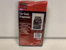 100 x NEW AUTOCARE REDLINE CAR SEAT ORGANISERS