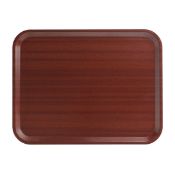 2 X BRAND NEW PACKS OF 24 CAMBRO WALNUT CAPRI TRAYS RRP £210 EACH