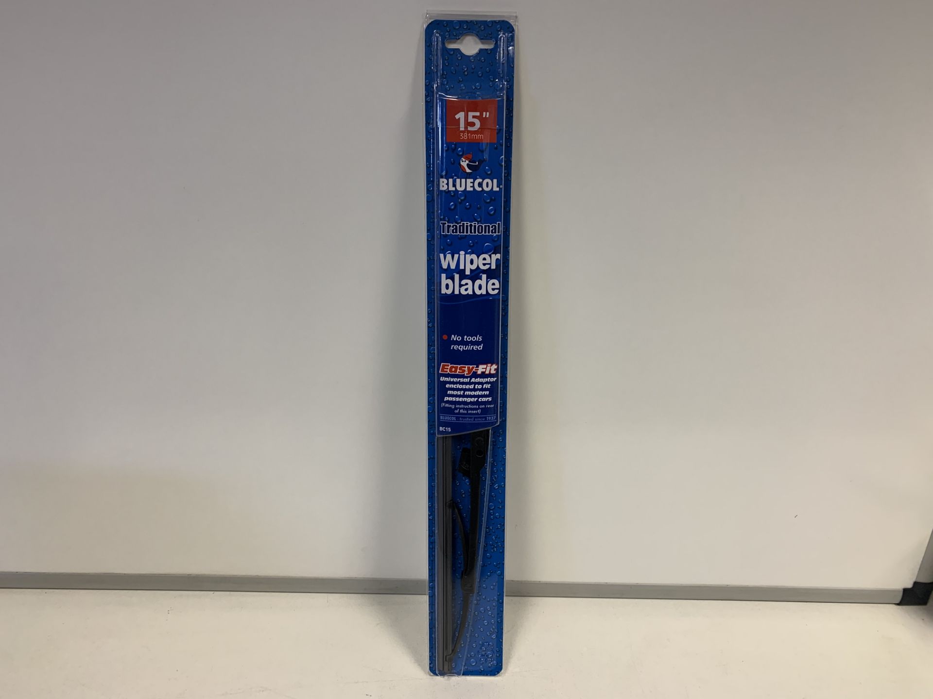 40 X NEW BLUECOL 15 INCH TRADITIONAL EASY FIT WIPER BLADES