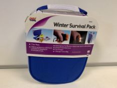 24 X BRAND NEW BOXED AUTOCARE WINTER SURVIVAL PACKS IN 3 BOXES