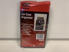 100 x NEW AUTOCARE REDLINE CAR SEAT ORGANISERS