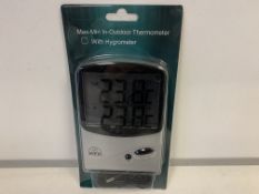 20 X BRAND NEW BOXED ATP MAX-MIN IN AND OUTDOOR TERMOMETERS