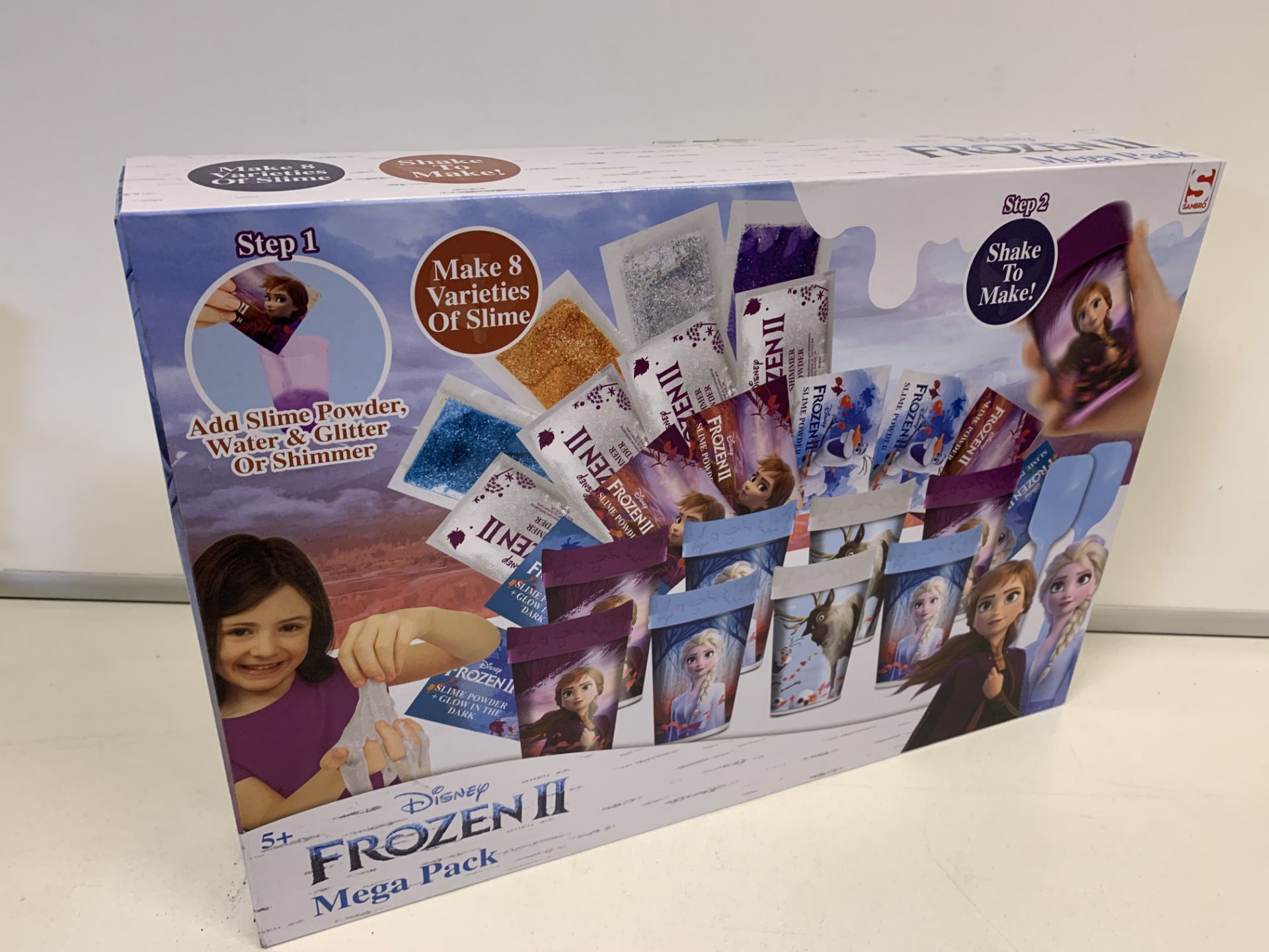 18 X BRAND NEW DISNEY FROZEN 2 MEGA SLIME PACKS IN 3 BOXES