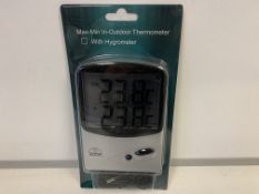 20 X BRAND NEW BOXED ATP MAX-MIN IN AND OUTDOOR TERMOMETERS