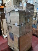 (J211) LARGE PALLET TO CONTAIN VARIOUS ITEMS SUCH AS: BATHROOM VANITY UNITS, BUILT IN MICROWAVE