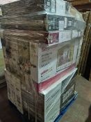 (J175) PALLET TO CONTAIN 16 x VARIOUS RETURNED TVS TO INCLUDE JVC 39 INCH, PANASONIC 32 INCH.