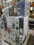 (J120) PALLET TO CONTAIN 21 x VARIOUS RETURNED TVS TO INCLUDE SAMSUNG 32 INCH, JVC 40 INCH. NOTE: