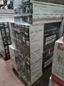 (J182) PALLET TO CONTAIN 15 x VARIOUS RETURNED TVS TO INCLUDE JVC 40 INCH, JVC 39 INCH. NOTE: