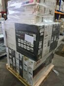 (J105) PALLET TO CONTAIN 16 x VARIOUS RETURNED TVS TO INCLUDE JVC. NOTE: ITEMS ARE CUSTOMER RETURNS.