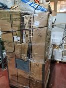 (J212) LARGE PALLET TO CONTAIN VARIOUS ITEMS SUCH AS: BATHROOM VANITY UNITS, TRITON SHOWER KIT, TEKA