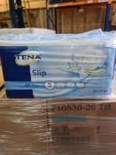 (J91) PALLET TO CONTAIN A LARGE QTY OF TENA SLIP PLUS 30 PACK & 250 PACK ENVELOPES