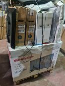(J166) PALLET TO CONTAIN 19 x VARIOUS RETURNED TVS TO INCLUDE SHARP 43 INCH. NOTE: ITEMS ARE