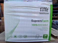 (J16) PALLET TO CONTAIN 48 x PACKS OF 20 LILLE HEALTCARE SUPREMEFORM 100% BREATHABLE SHAPED PADS.