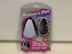 PALLET TO CONTAIN 400 x NEW PEDICURE POD - THE ULTIMATE FOOT FILE FOR SOFT & HEALTHY FEET.