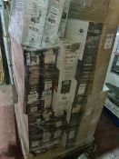 (J174) PALLET TO CONTAIN 15 x VARIOUS RETURNED TVS TO INCLUDE JVC 49 INCH, JVC 32 INCH. NOTE: