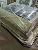 (J104) PALLET TO CONTAIN 6 x VARIOUS RETURNED TVS TO INCLUDE SAMSUNG 50 INCH. NOTE: ITEMS ARE