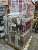 (J117) PALLET TO CONTAIN 14 x VARIOUS RETURNED TVS TO INCLUDE JVC 40 INCH. NOTE: ITEMS ARE
