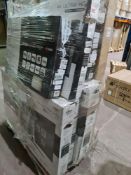 (J126) PALLET TO CONTAIN 12 x VARIOUS RETURNED TVS TO INCLUDE JVC 55 INCH, JVC 65 INCH. NOTE: