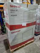 (J121) PALLET TO CONTAIN 8 x VARIOUS RETURNED TVS TO INCLUDE SHARP 55 INCH. NOTE: ITEMS ARE CUSTOMER