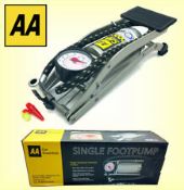 20 X BRAND NEW AA SINGLE FOOTPUMPS IN 2 BOXES