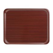 4 X PACKS OF 4 BRAND NEW CAMBRO MAHOGANY MYKONOS TRAYS 360 X 460MM