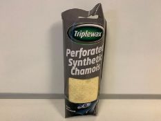 108 X BRAND NEW TRIPLEWAX PERFORATED SYNTHETIC CHAMOIS