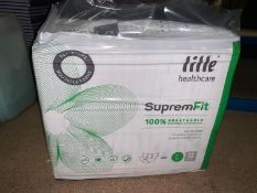 12 X BRAND NEW PACKS OF 20 LILLE HEALTHCARE SUPREM FIT ALL IN ONES IN 3 BOXES