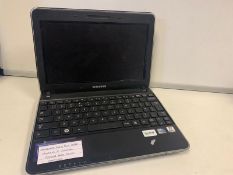 SAMSUNG N210 PLUS LAPTOP WINDOWS 7 STARTER 250GB HATRD DRIVE WITH CHARGER