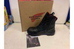 6 X BRAND NEW RED WING SHOES PUNCTURE RESISTANT WORK BOOTS SIZE 3.5 IN 1 BOX
