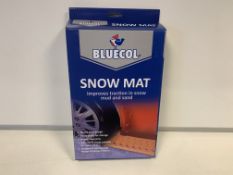 20 x NEW BLUECOL SNOW MAT - IMPROVES TRACTION IN SNOW, MUD & SAND. RRP £15 EACH