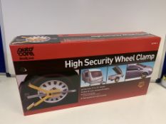 2 x NEW AUTOCARE REDLINE HIGH SECURITY WHEEL CLAMPS