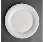 6 X BRAND NEW PACKS OF 6 CHURCHILL ART DE CUISINE MENU MID RIMMED PLATES 270MM RRP £30 PER PACK