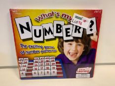 9 X BRAND NEW JUNIOR LEARNING WHATS MY NUMBER GAMES