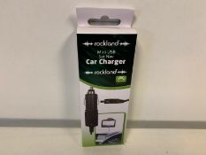 83 X BRAND NEW ROCKLAND MINI USB SAT NAV CAR CHARGERS