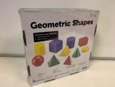 24 X BRAND NEW LEARNING RESOURCES GEOMETRIC SHAPES GAMES IN 2 BOXES