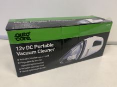 10 x NEW AUTOCARE 12V DC PORTABLE VACUUM CLEANERS