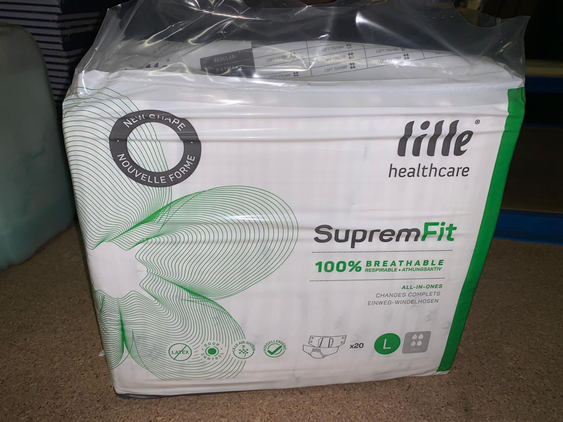 16 X BRAND NEW PACKS OF 20 LILLE HEALTHCARE SUPREM FIT ALL IN ONES IN 4 BOXES