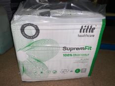 16 X BRAND NEW PACKS OF 20 LILLE HEALTHCARE SUPREM FIT ALL IN ONES IN 4 BOXES