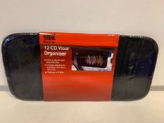 40 X BRAND NEW AUTOCARE 12 CD VISOR ORGANISERS