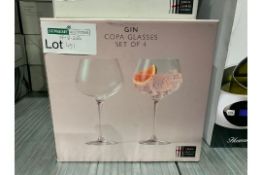 2 X JOHN LEWIS SETS OF 4 GIN COPA GLASSES