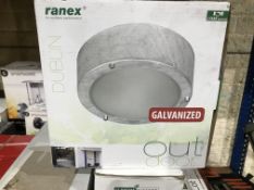 RANEX GALVANIZED OUTDOOR DUBLIN LIGHT